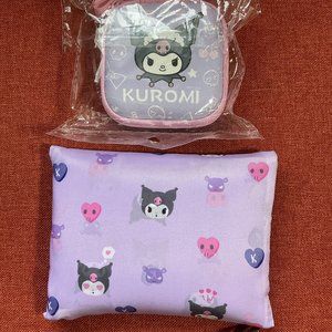 Kuromi Reusable Bag/ Headphone Case